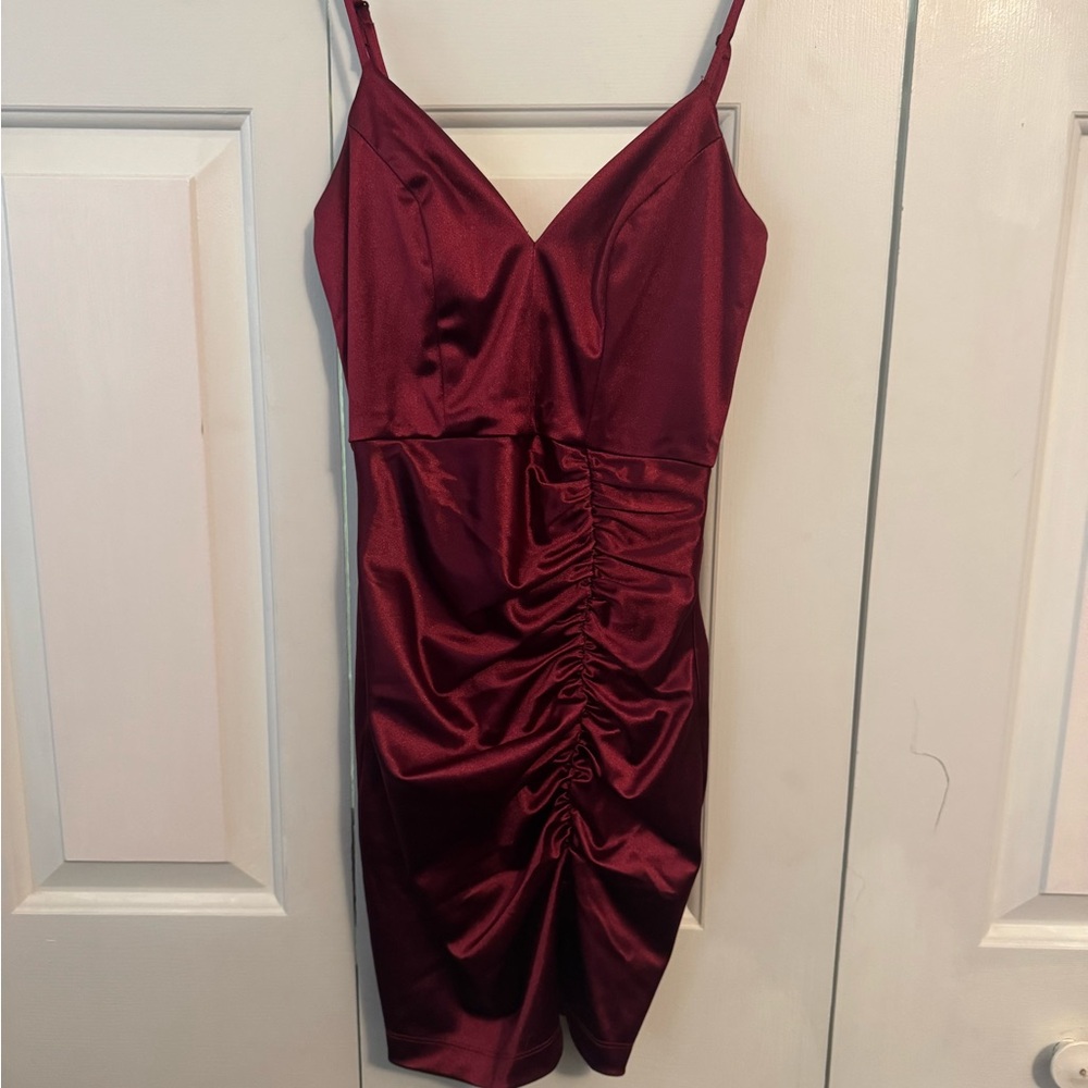 Honey and Rosie Deep Red Dress
